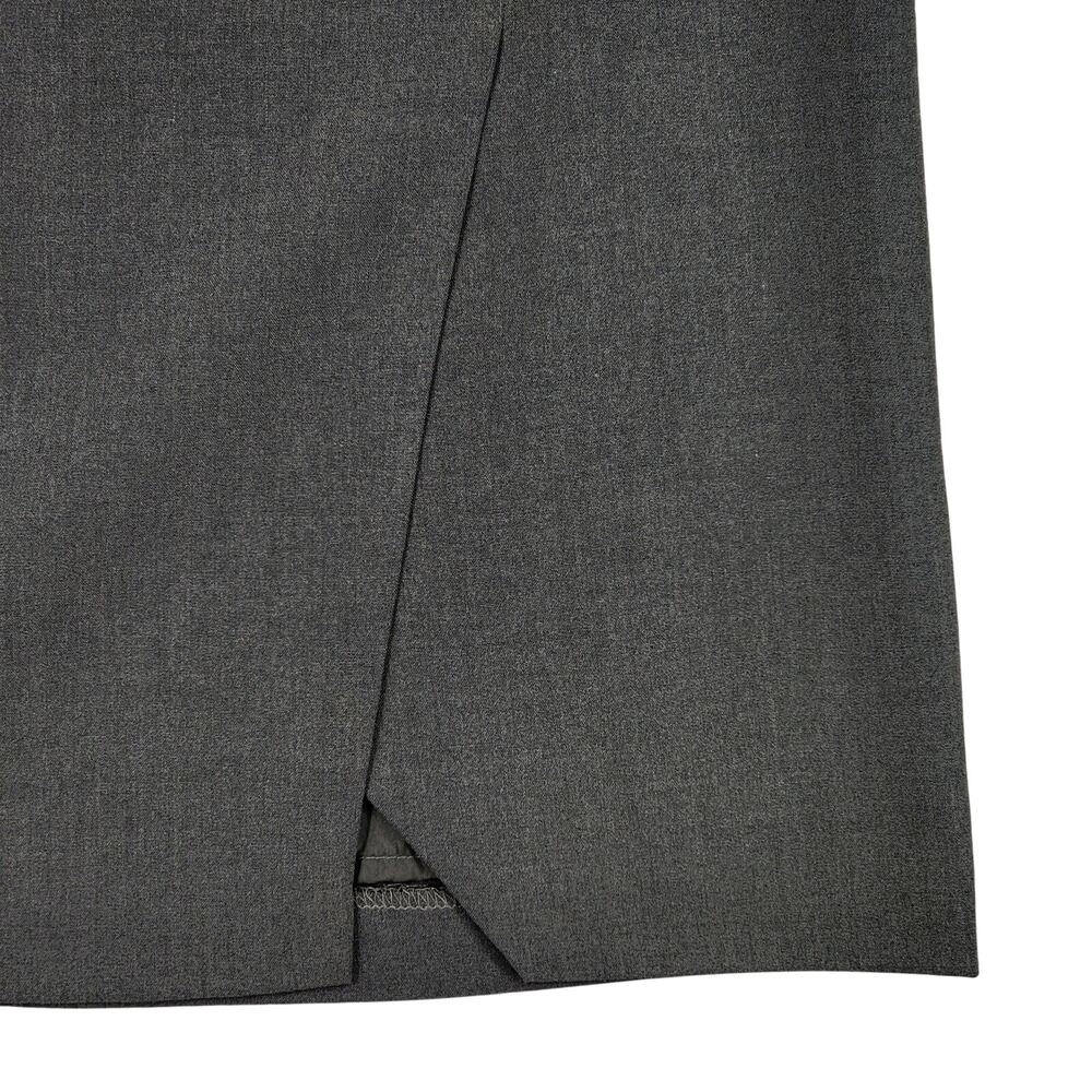 Laundry Shelli Segal Pencil Skirt 8 Women Charcoal Gray 30x22 Stretch‎ Zip NEW - Picture 12 of 12